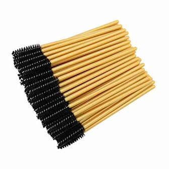 Gold/Black Mascara Brush (20st)