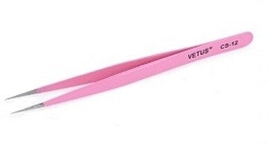 Vetus CS-11 roze rechte tweezers